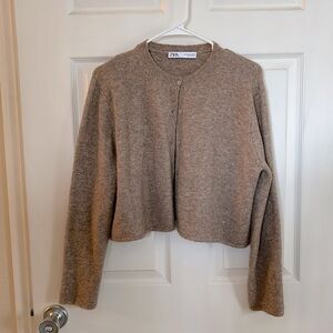 Zara cropped cardigan